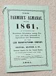 1861 Farmer's Almanac